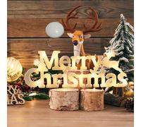 Christmas Decorative Window Light 28CM Merry Christmas Hanging Lights Battery Operated LED Merry Xmas Letter Fairy Lights Banner for Indoor Outdoor Christmas Window Decoration