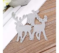 Christmas Deer Cutting Dies for Card Making，Cutting Dies Cut Stencils for DIY Scrapbooking Photo Album Decorative Embossing Paper Dies for Card Making Templated