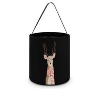 Christmas Deer Halloween Tricking Or Treating Bag