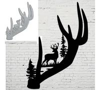 Christmas Deer Head Metal Die Cuts,Merry Christmas Tree Cedar Deer Elk Cutting Dies Cut Stencils DIY Scrapbooking Decorative Embossing Paper Party Wedding Card Making