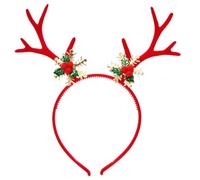 Christmas Deer Horn Headband Festival Props Reindeer Hairhoop Seasonal Headwear Holiday Celebrations Costume Accessory Festival Hair Accessory