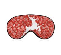 Christmas Deer Sleep Eye Mask Sleeping Light Blocking Cover Night Blindfold for Travel Nap