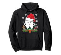 Christmas Dental Assistant Dentist Santa Thooth Advent Gift Pullover Hoodie