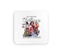 Christmas Design, Benson boone, xmas festive winter pop coaster drinks mat drinks coaster tea coffee cute fun funny pretty aesthetic