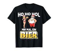 Christmas Design Ho Ho HOL Mir Mal EIN Bier Funny Fun T-Shirt