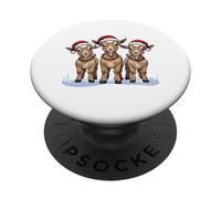 Christmas Design with Nigerian Dwarf Goats PopSockets Adhesive PopGrip
