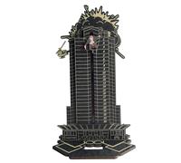 Christmas Die Hard Advent Calendar 2025,24 Day Countdown Calendar, Wooden Christmas Hans Gruber Interactive Advent Calendar for Tabletop Decorations Home Outdoor Xmas Decors Gift for Kids