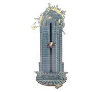 Christmas Die Hard AdventCalendars 2025 | 24-Day Wooden Christmas Countdown Calendars Table Sign | Hans Gruber Falling Off Nakatomi Plaza Adventcalendar for Tabletop Decorations
