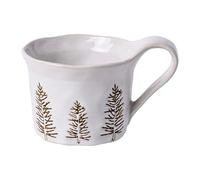 Christmas Dinnerware Ceramic Present Christmas Tableware for Dinner Party Holiday Any Special Occasion Table, White Mug
