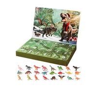 Christmas Dinosaur Advent - Bright Christmas Kit, Vivid Reptile Series, Cheerful Miniature Reptiles, Immersive Journey of Seasonal Revelation | With Fun Usage P