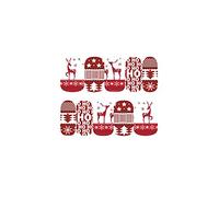 Christmas Diy Water Transfer Nail Art Sticker Manicure Decorations A