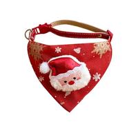 Christmas Dog Bandana,23-40cm Adjustable Range Pet Triangle Scarf Collar with Adjustable Buckle for Winter Christmas Small Dogs Cats(3-10KG)
