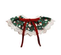 Christmas Dog Bibs | Soft Adjustable Christmas Dog Bibs Bandanas | Lace Cute Pet Accessories Reversible Breathable Pet Scarf for Cats