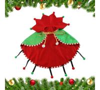 Christmas Dog Cap - Tree Costume for Small Pets, Adjustable Birthdays with Comfortable Warmth, Charming Holiday Outfit for Indoor Outdoor Dogs or Parties, De Co
