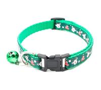 Christmas Dog Cat Collar With Bell Xmas Themed Santa Tree Rudolph Pet Puppy Animal Adjustable Comfortable Holiday Accessory