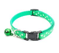 Christmas Dog Cat Collar With Bell Xmas Themed Santa Tree Rudolph Pet Puppy Animal Adjustable Comfortable Holiday Accessory