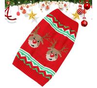 Christmas Dog Clothes, Soft Dog Shirts Warm Sweater, Snowman Knitted Cloth Breathable Pet Accessories for Small Dogs & Cats