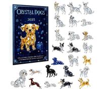 Christmas Dog Countdown Calendar 2025, 2D Acrylic Crystal Dog Ornament For Christmas Tree Garland Wreath Indoor Outdoor Holiday Party Decoration