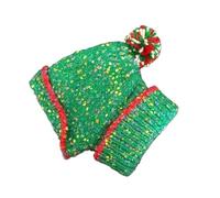 Christmas Dog Hat - Festive Knitted Pet Caps (Small to Large), Breed-Specific Fit for Border Collie, Labrador, Husky & Golden Retriever, Holiday Winter Accessories(Green,For small dog)