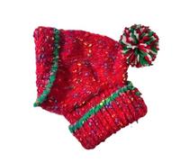 Christmas Dog Hat - Festive Knitted Pet Caps (Small to Large), Breed-Specific Fit for Border Collie, Labrador, Husky & Golden Retriever, Holiday Winter Accessories(Red,For big dog)