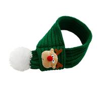 Christmas Dog Knitted Scarf - Soft Cat Bandana with Comfortable Fabric, Adjustable Neck Warmer for Festive Wear, Warm Texture with Cute Design, Holiday Scarf for Dogs, Puppies, Cats & Kittens