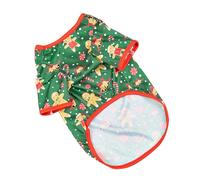 Christmas Dog Pullover, Gingerbread Man Pattern Comfortable Polyester Pet Sweatshirt for Puppy Kitten, Cartoon Design, Vibrant Colors, Elastic Cuffs, Suitable for Cats (M)