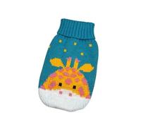 Christmas Dog Sweater Winter Warm Knit Pullover Dogs - Festive Jumper for Golden Retriever, Rottweiler, Corgi & Cats - Cozy Holiday Pet Clothing with Funny Design (Size Guide)(Giraffe,L)
