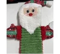 Christmas Dog Toy, Interactive No Stuffing Soft Plush Santa Claus Durable Chew Toy with Crinkle Paper, Birthday for Small Medium Large Dogs