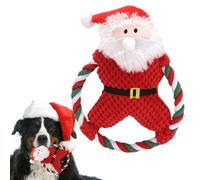 Christmas Dog Toys - Durable Plush Chew Build, Soft Holiday Pet Comfort, Fun Interactive Play Feature, Cute Puppy Entertainment Solution | Teether Doll for Senior Small Medium Breed Dog Bedroom Play