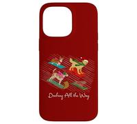 Christmas Dogs Sledding Dashing All the Way Case for iPhone 14 Pro Max