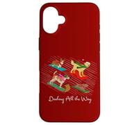 Christmas Dogs Sledding Dashing All the Way Case for iPhone 16 Plus
