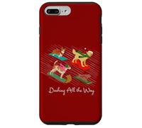 Christmas Dogs Sledding Dashing All the Way Case for iPhone 7 Plus/8 Plus