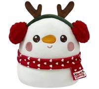 Christmas Doll, Cute Christmas Stuffed Animals, 10 Inch Decorative Plush Toys, Figurines Doll for Home Office Table Xmas Party Ornament, Snowman