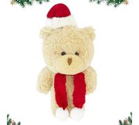 Christmas Doll Ornaments,Christmas Tree Hanging Decorations Bear Pendants Stocking Fillers Baubles Hanging Pendants for Xmas Decoration Xmas Gifts Party Home A8SDWJX