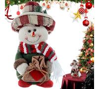 Christmas Doll, Santa Doll | Retro Doll Decoration - Party Supplies Holiday Home Decorations, Cute Cartoon Plush Doll with Apron