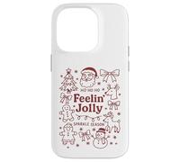 Christmas Doodle Festive Feeling Jolly Case for iPhone 14 Pro