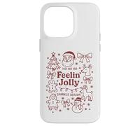 Christmas Doodle Festive Feeling Jolly Case for iPhone 14 Pro Max