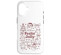 Christmas Doodle Festive Feeling Jolly Case for iPhone 16