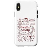 Christmas Doodle Festive Feeling Jolly Case for iPhone X/XS