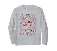 Christmas Doodle Festive Feeling Jolly Long Sleeve T-Shirt