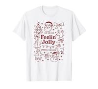 Christmas Doodle Festive Feeling Jolly T-Shirt