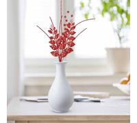 Christmas Door Decorations Enhance Your Holiday with Red Christmas Featuring Gold Leaf Highlights and Berry Clusters (Red, 45x4x1cm)