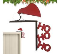 Christmas Door Frame Decoration - Funny Wooden Door Decorations for Corners | Party Accessory for Entryway Kitchen Bar Window Wardrobe Halloween Christmas