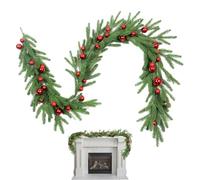 Christmas Door Garland | Artificial Cedar Garland for Door Decoration Festival, Artificial Decorations for Outdoor Tree Holiday Christmas Halloween Thanksgiving
