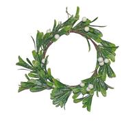 Christmas Door Wreath 32cm Mistletoe Wreath Decoration 4737