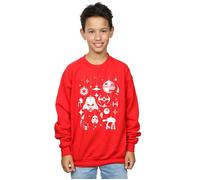 Christmas Drations Sweatshirt Star Wars Red 5-6 Years