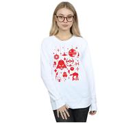Christmas Drations Sweatshirt Star Wars White L