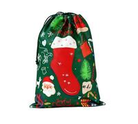 Christmas Drawstring Bags Non-Woven Drawstring Sack