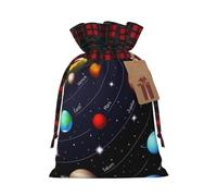 Christmas Drawstring Gift Bags Xmas Present Bags Gift Package Candy Sweet Goodie Wrapping Bags for Kids Holiday Christmas Eve Presents