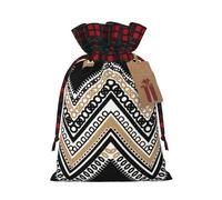 Christmas Drawstring Gift Bags Xmas Present Bags Gift Package Candy Sweet Goodie Wrapping Bags for Kids Holiday Christmas Eve Presents
